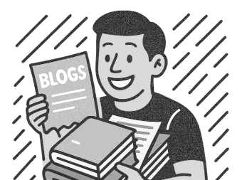 Person excited at laptop